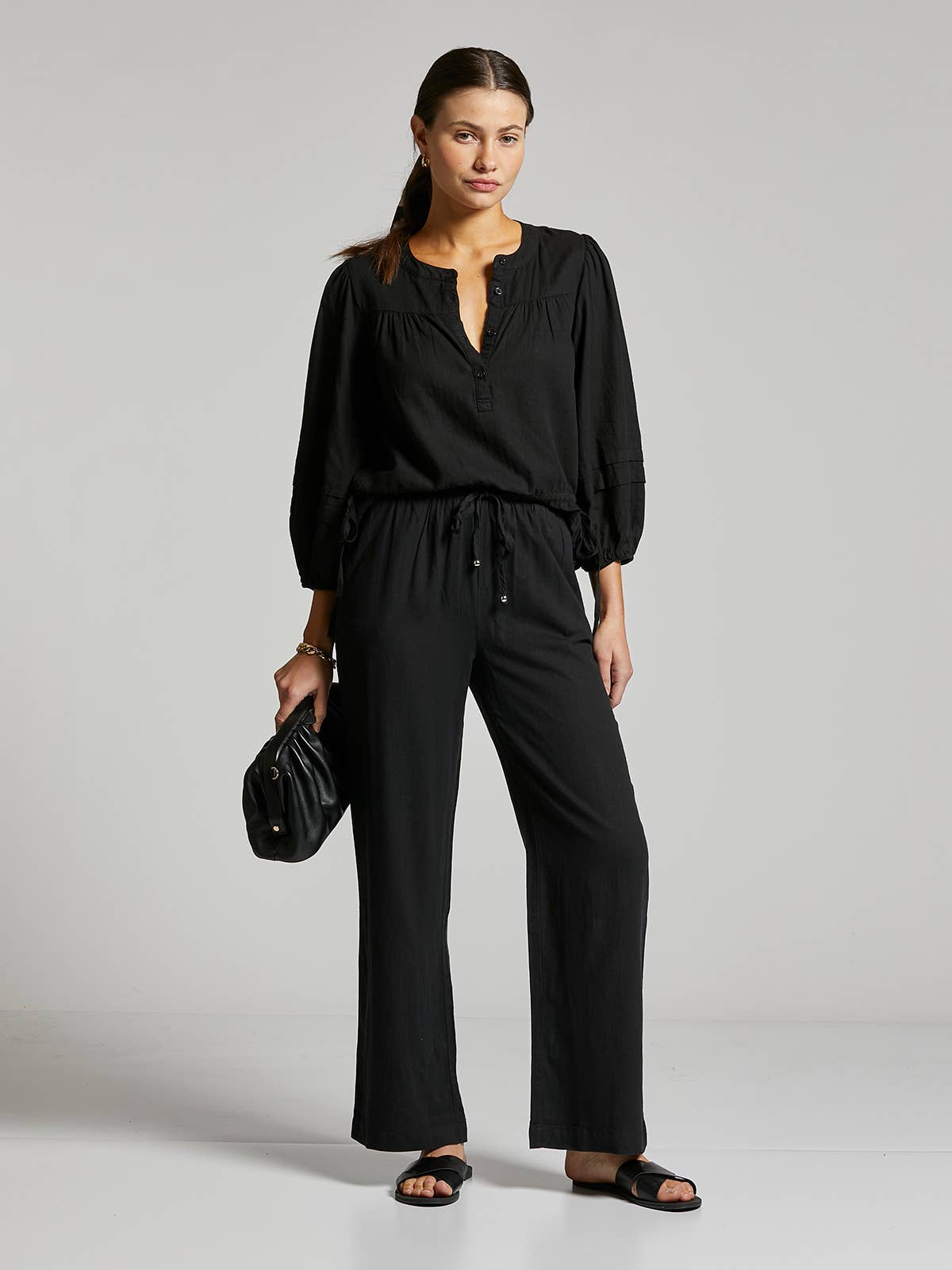 Drawstring Linen Pants - ARLO PANTS