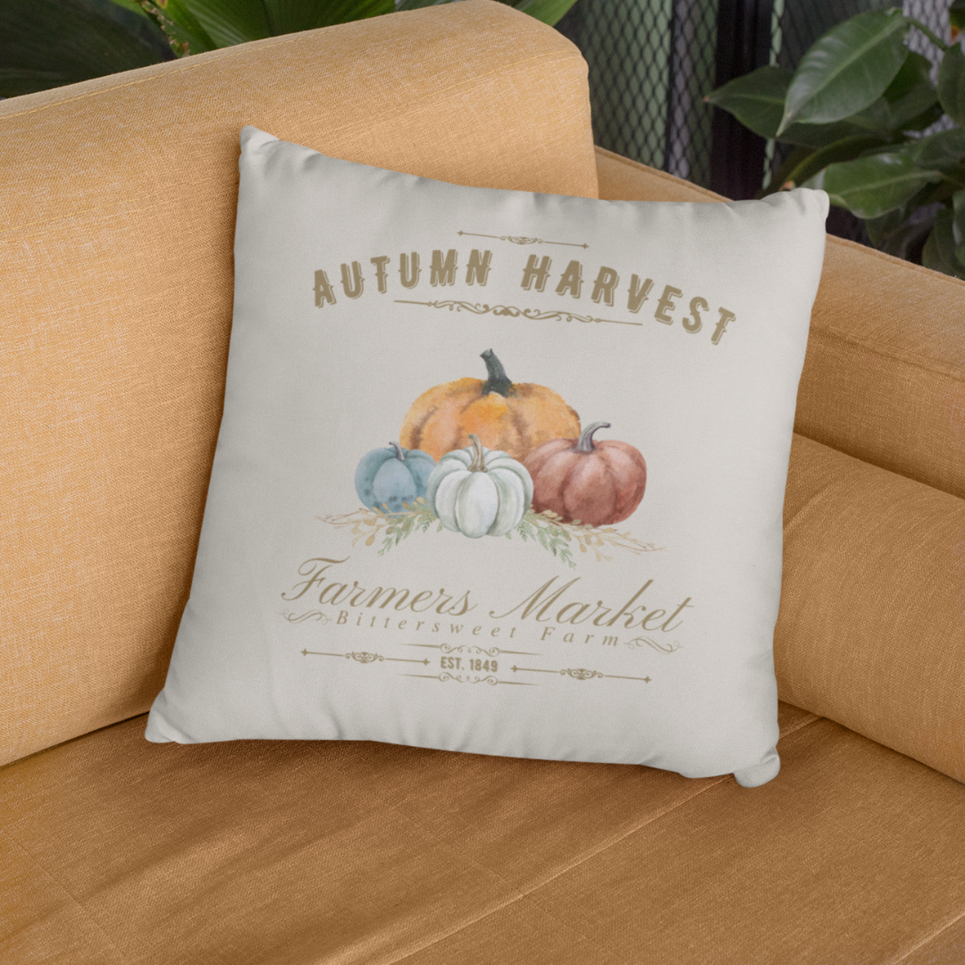 Autumn Harvest Pillow Cover