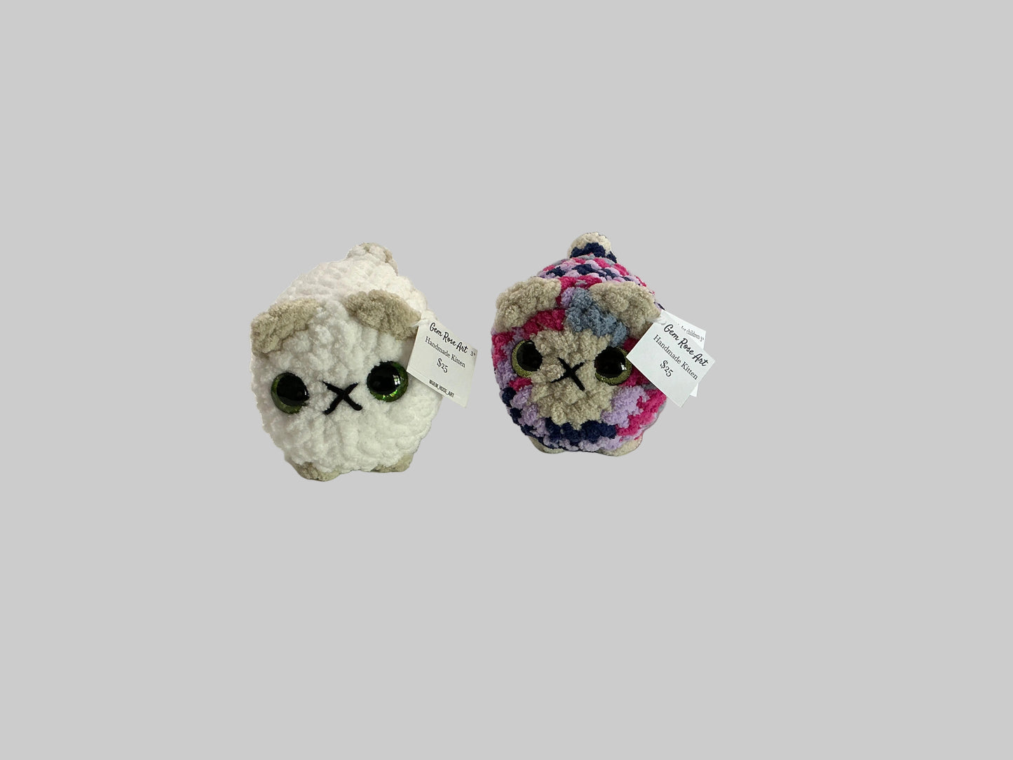 Handmade Kittens by Gem Rose Art