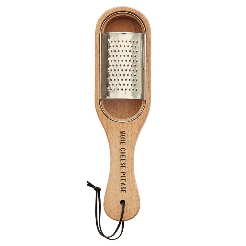 Wood Cheese Grater - More Cheese Please