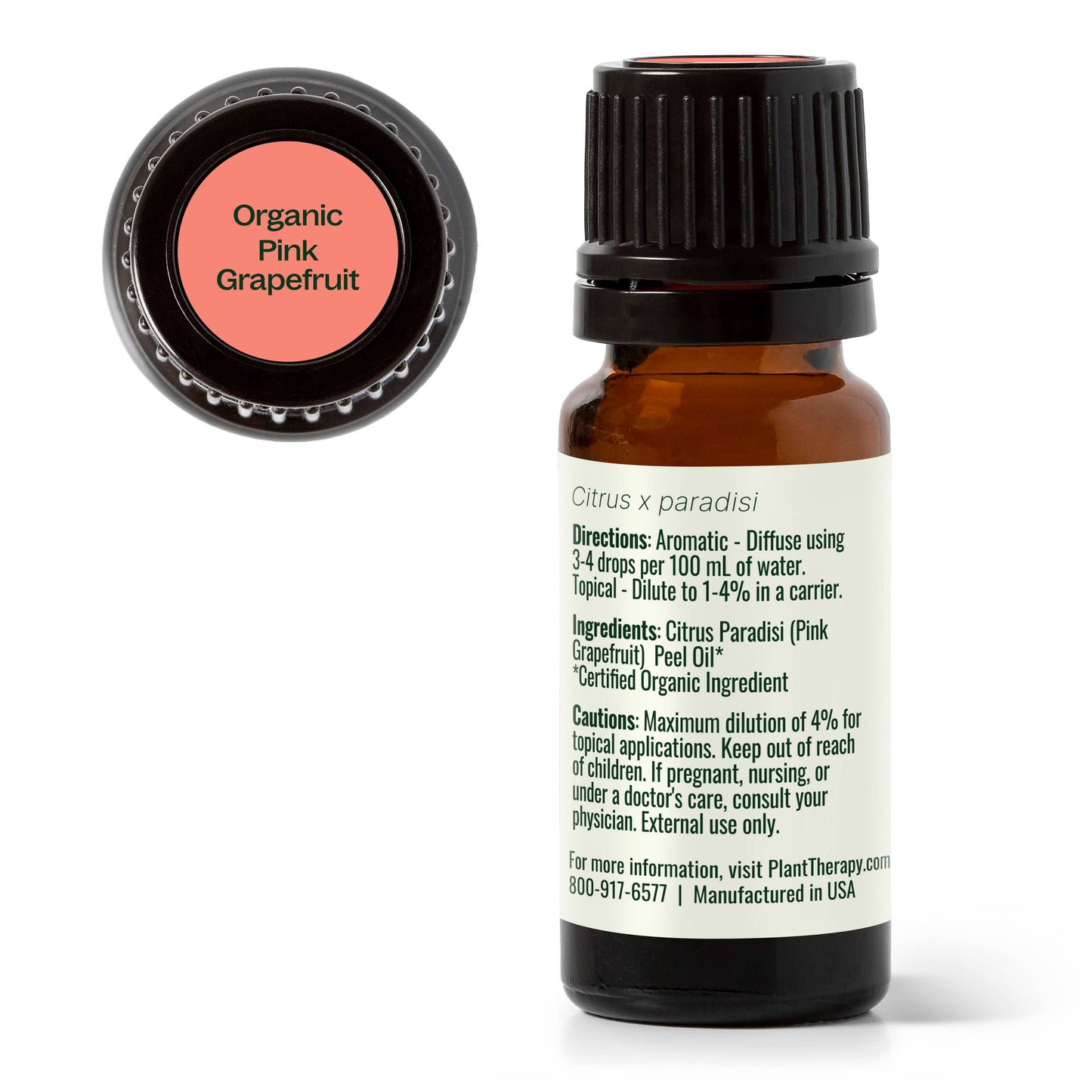 Organic Pink Grapefruit Essential Oil 10 mL