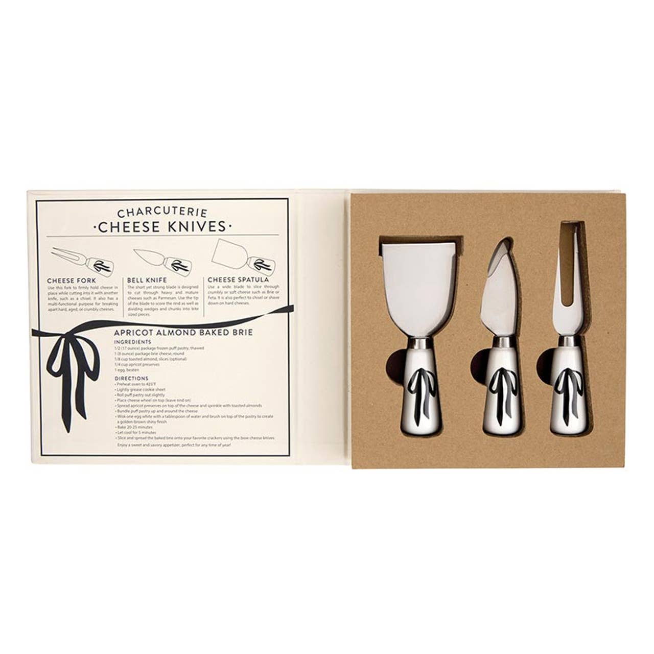 Bow Charcuterie Cheese Knives - Little Christmas