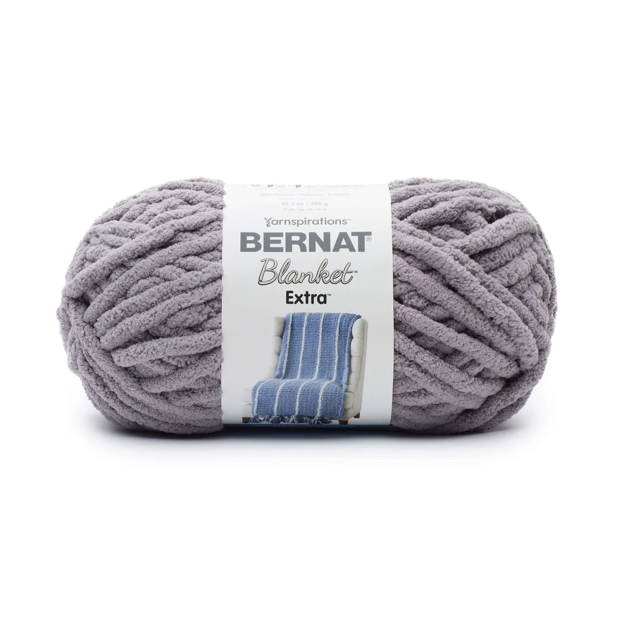 Bernat Blanket Extra- 100% Polyester- Vapor Gray 27002