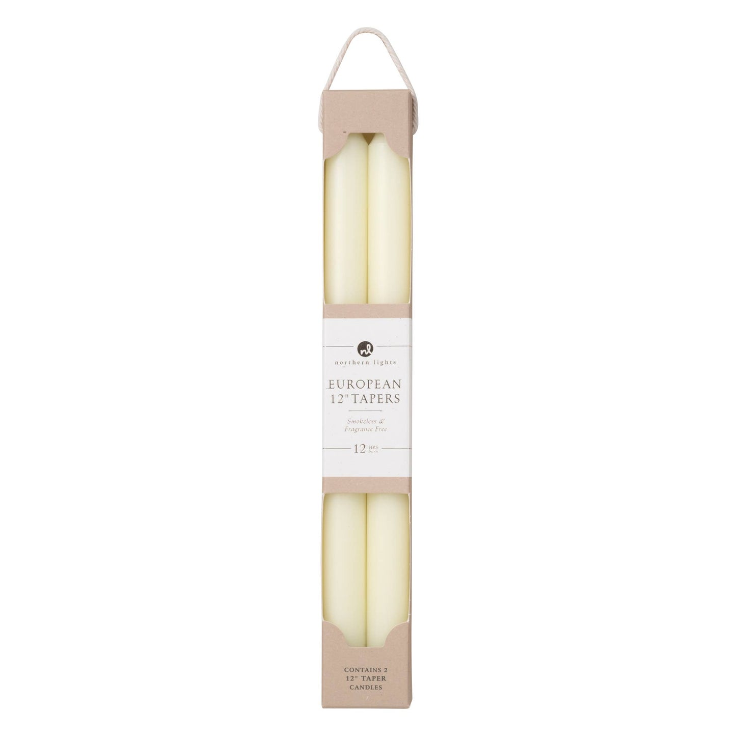 12" Taper Candles - 2pk
