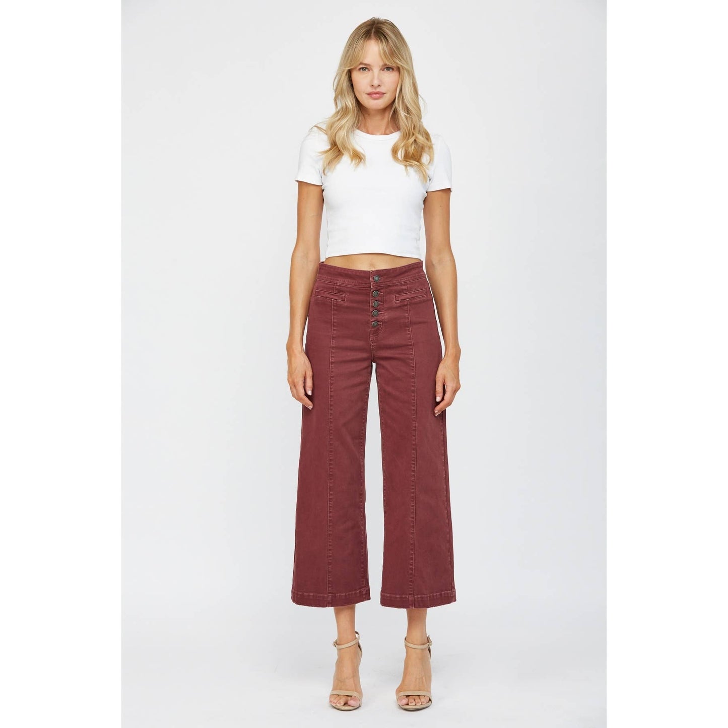 HIGH RISE WIDE CROP LEG