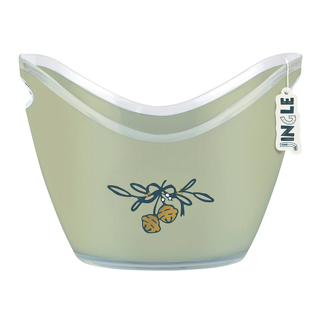 Acrylic Beverage Bucket - Jingle