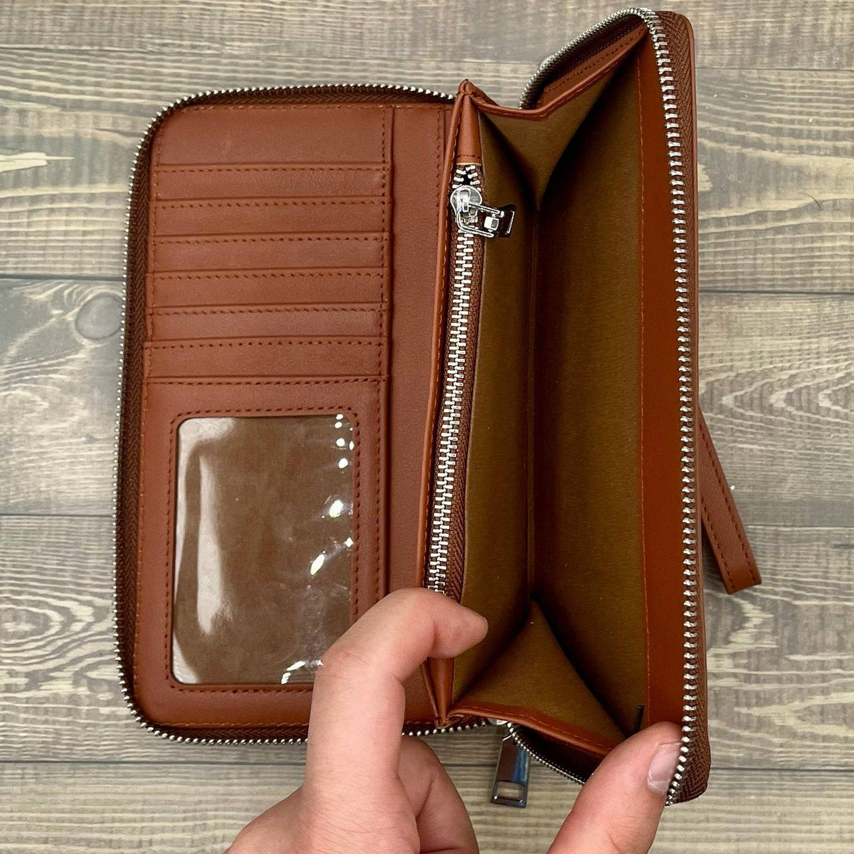 Leather Wristlet