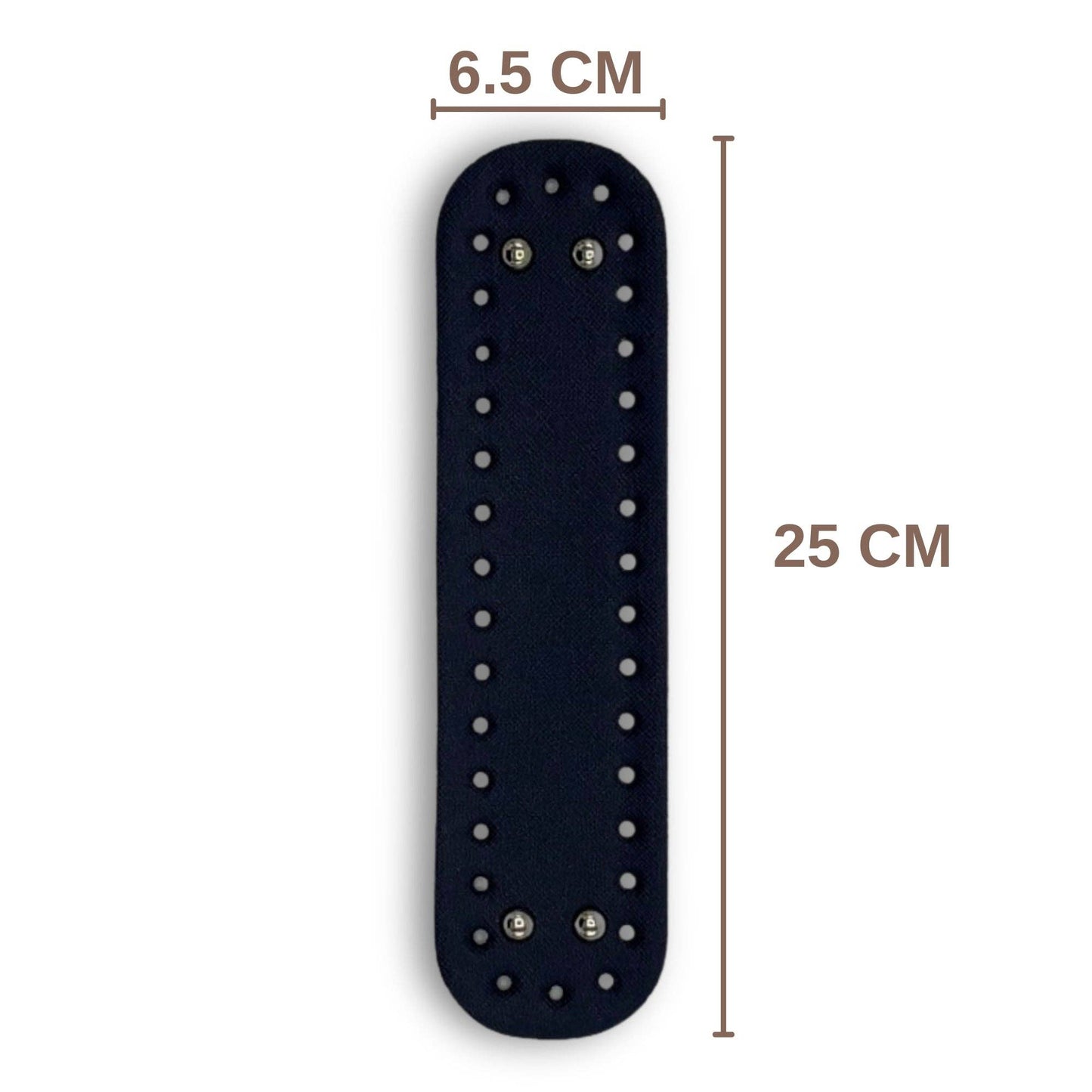 PU Leather Small Bag Base, Bag Bottom Pad (6.5 Cm x 25 Cm)