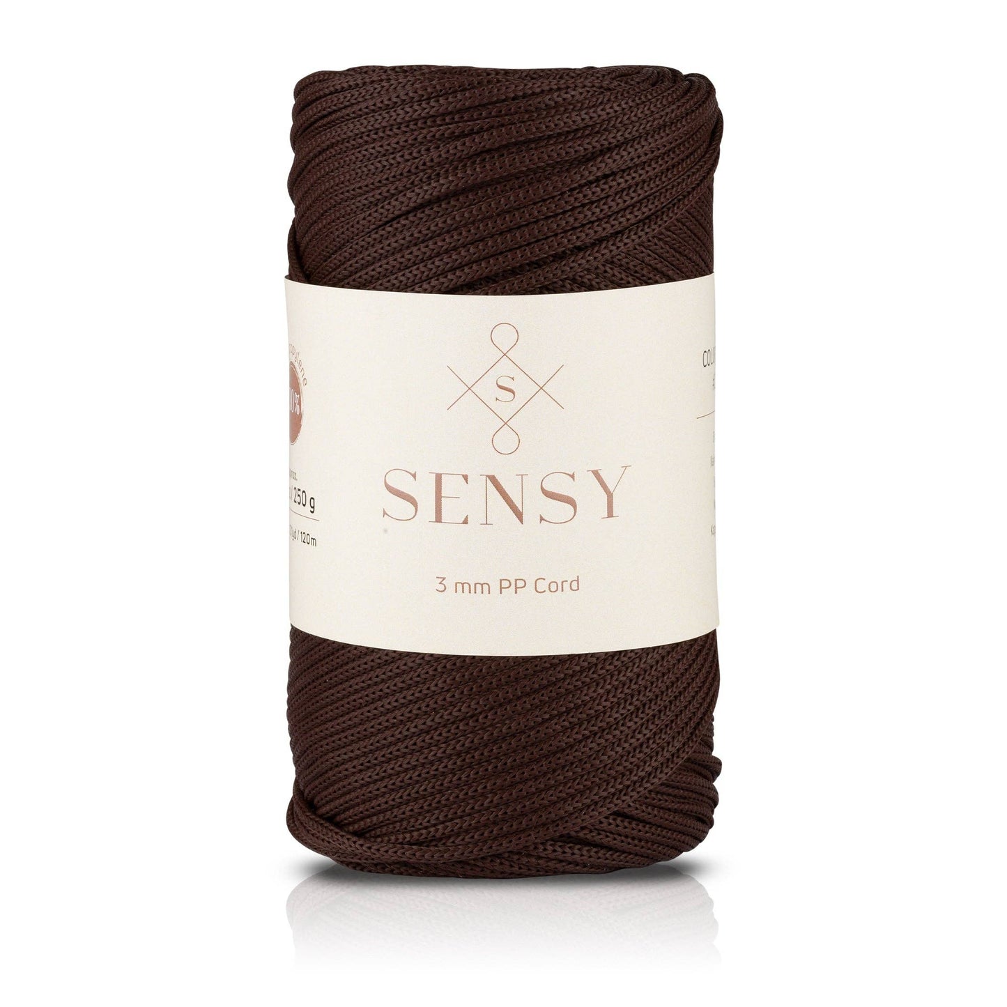 Sensy Premium 3mm - 131 yards 100% Polyester Macrame Cord
