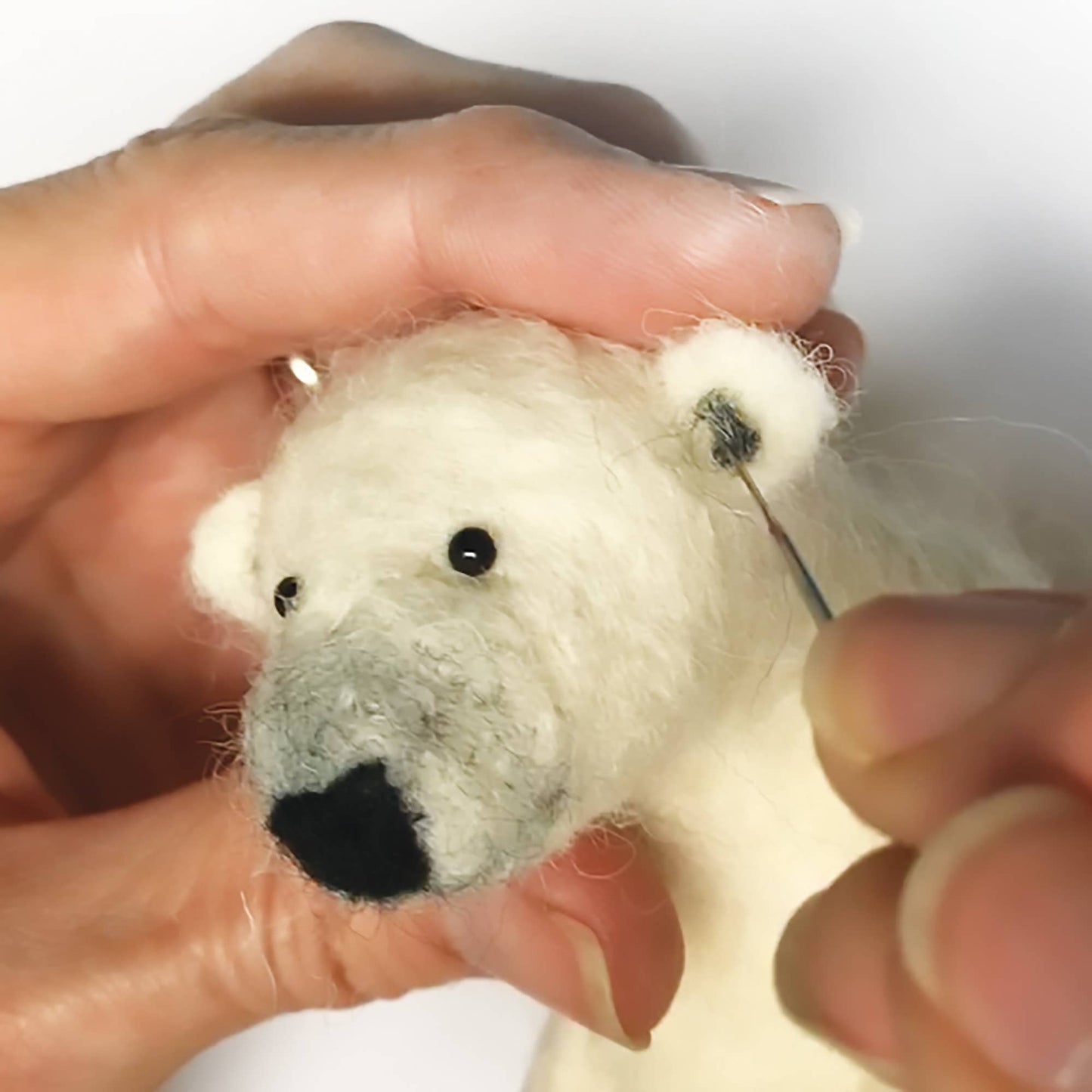 Needle Felting Bumper Kit - Three Bears. A premium starter k
