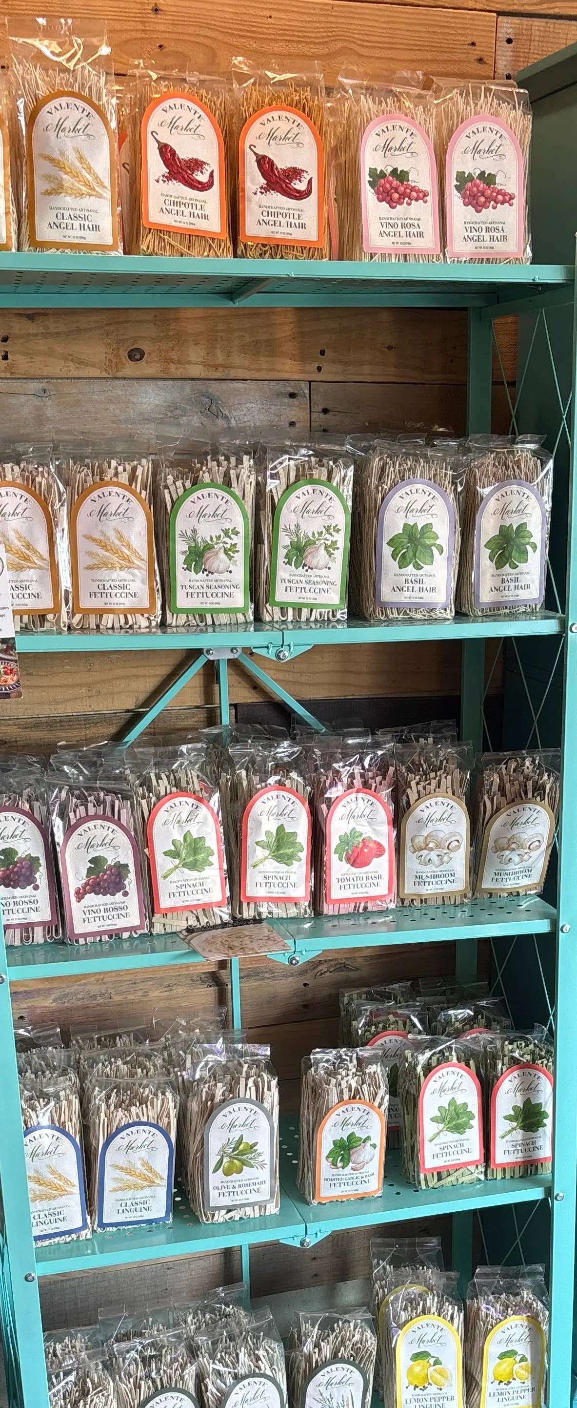 Roasted Garlic and Basil Fettuccine / Dry Specialty Pasta