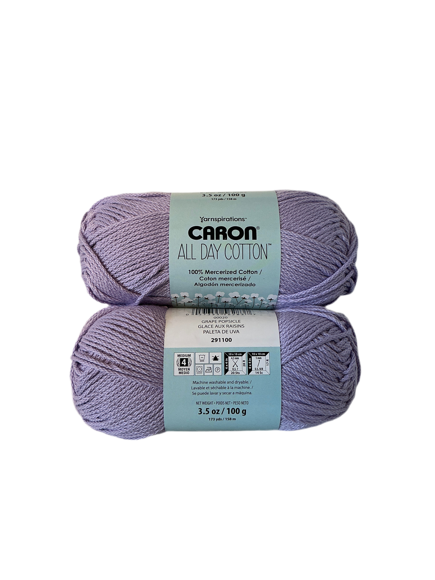 Caron All Day Cotton-Grape Popsicle 29110000020