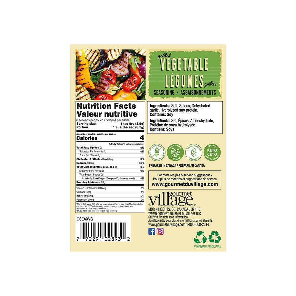 Seas. Vegetable Recipe Box