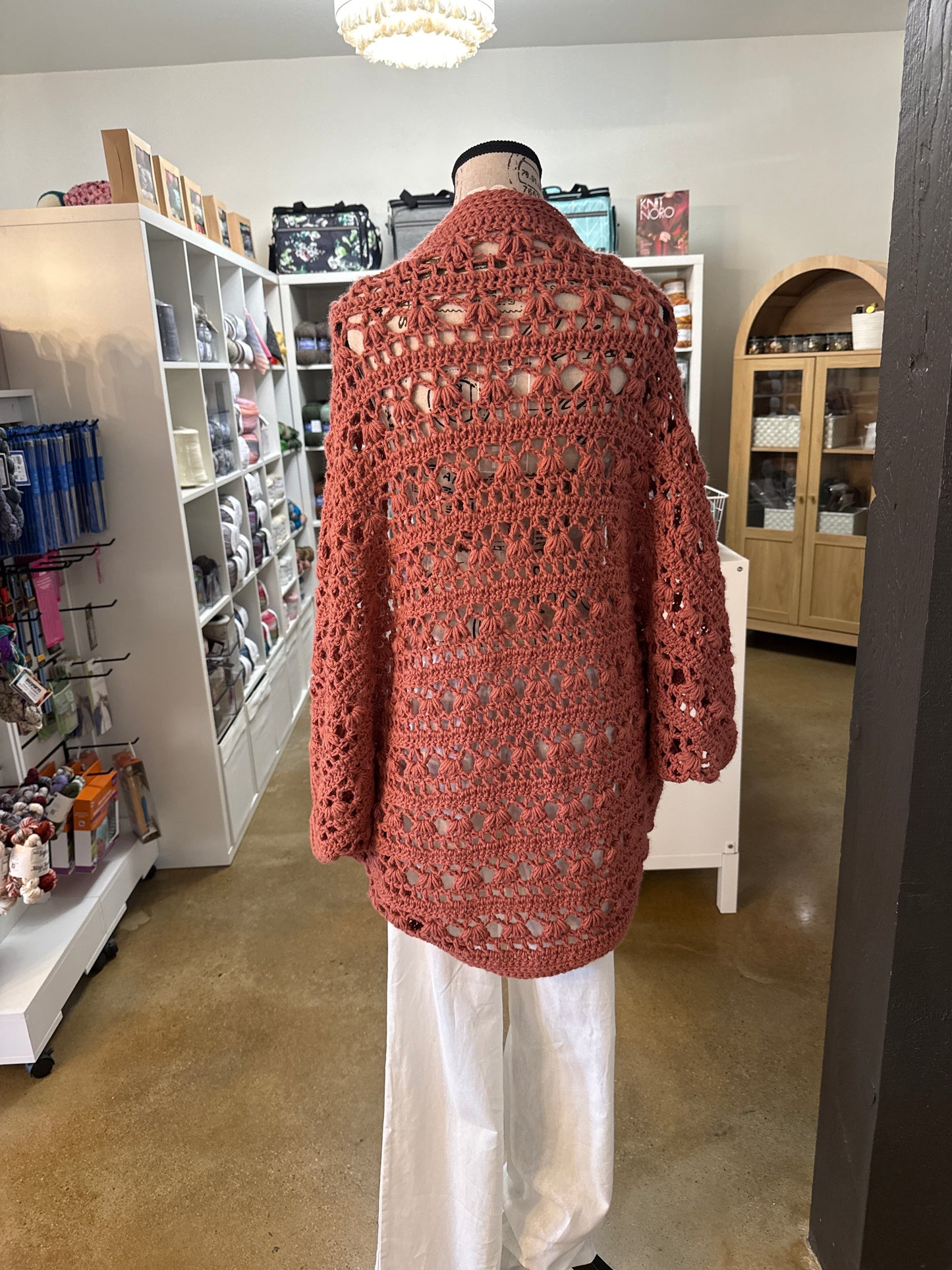 Puff Stitch Shawl-EB Collection