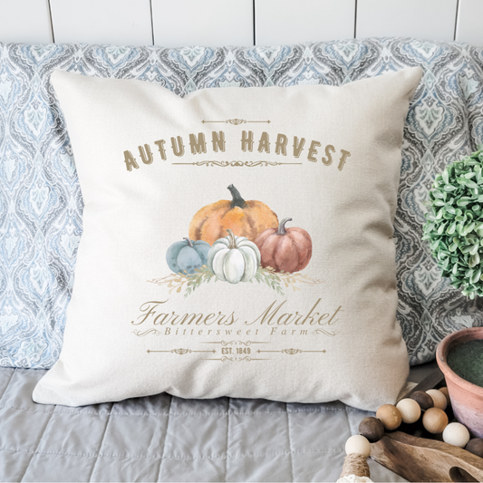 Autumn Harvest Pillow Cover