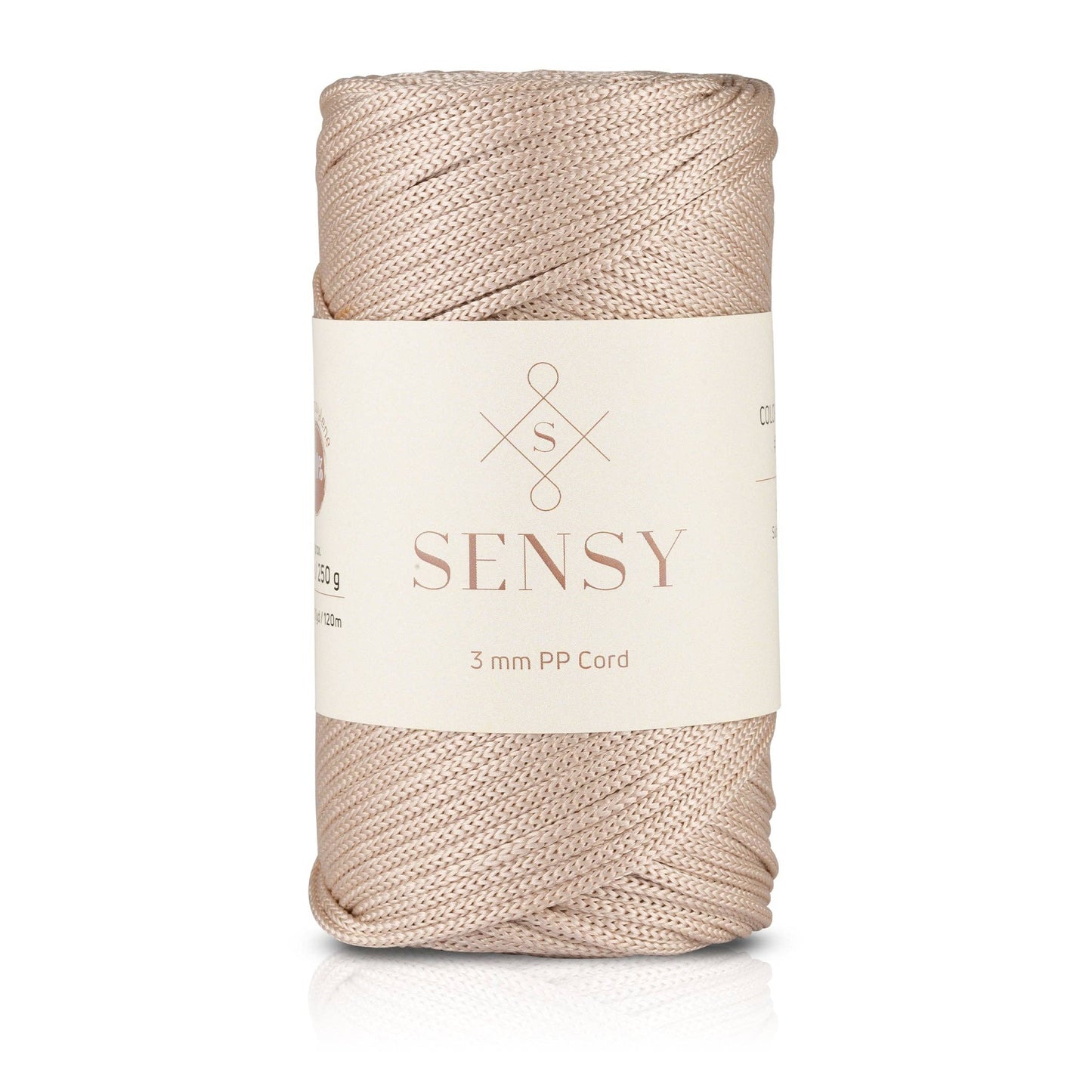 Sensy Premium 3mm - 131 yards 100% Polyester Macrame Cord