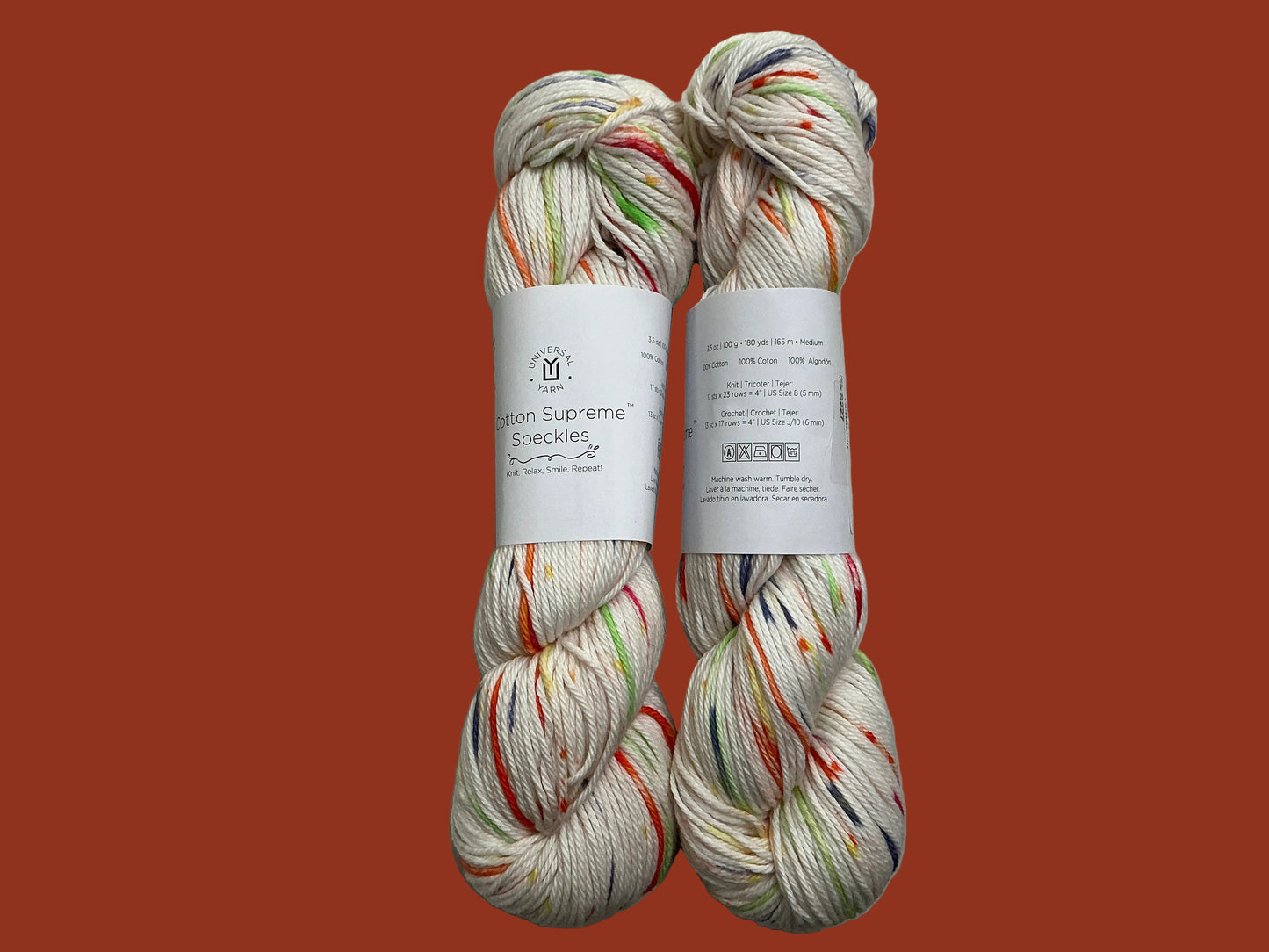 Universal Yarn-Cotton Supreme Speckles-Fruit Punch 1001