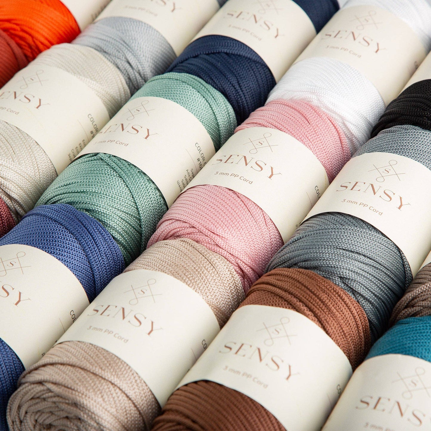 Sensy Premium 3mm - 131 yards 100% Polyester Macrame Cord