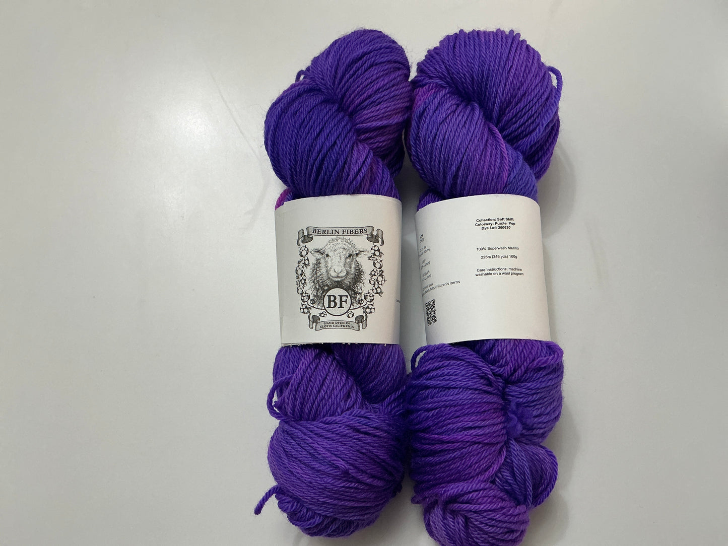 Berlin Fibers: I-DK- "Purple Pop"
