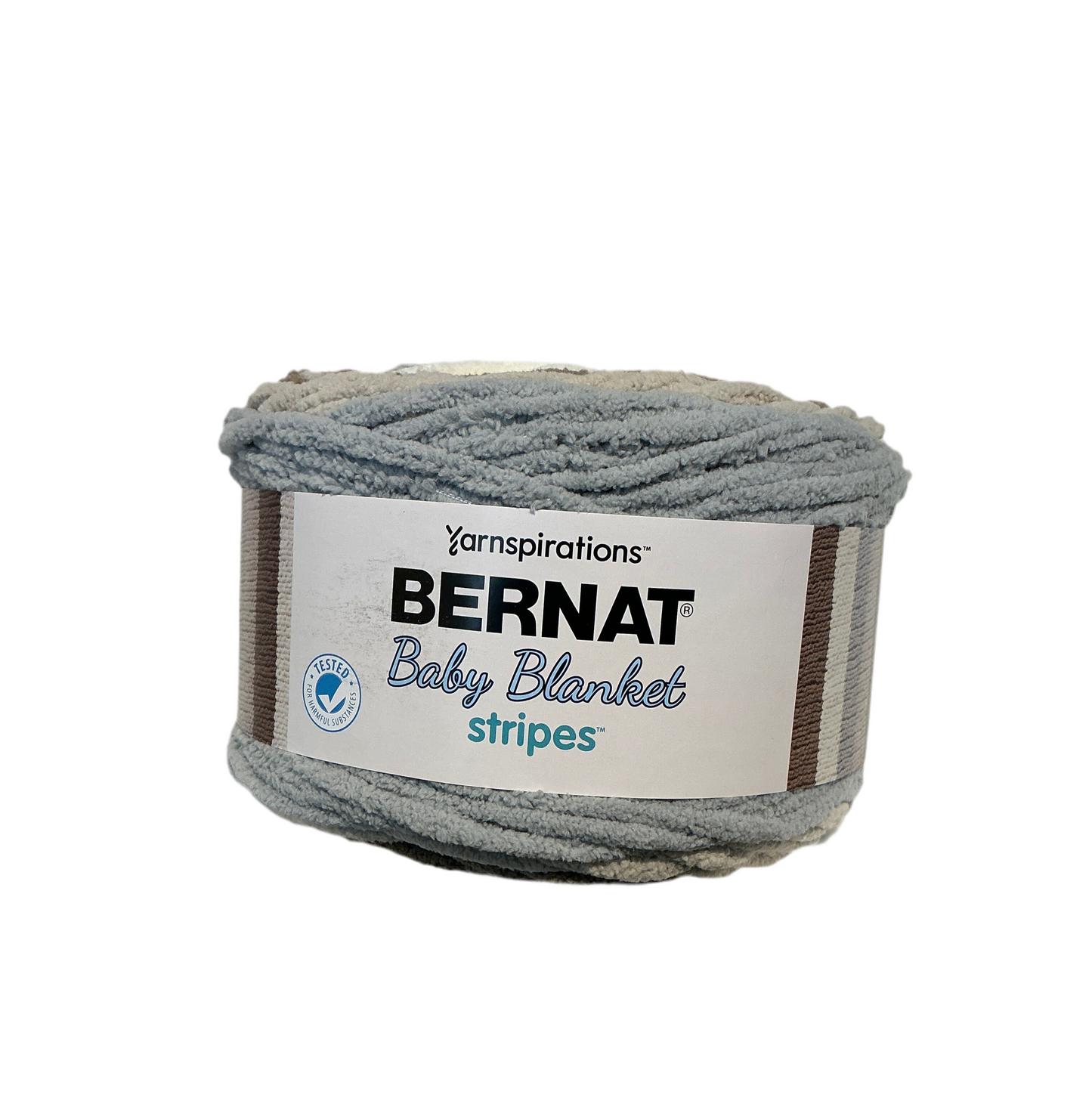 Bernat Baby Blanket Stripes- Pebbles 60013