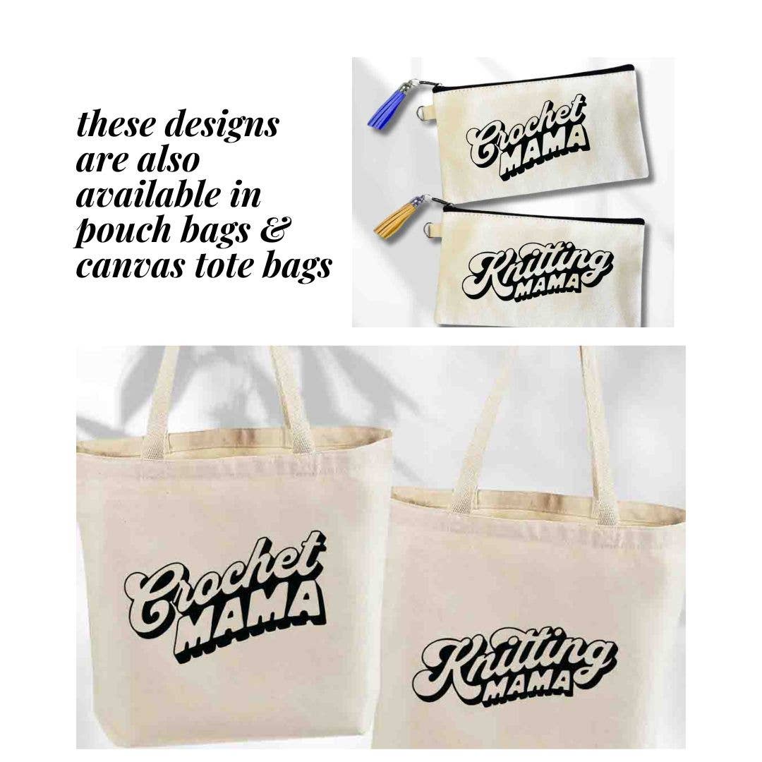 Crochet and Knitting Mama Sticker