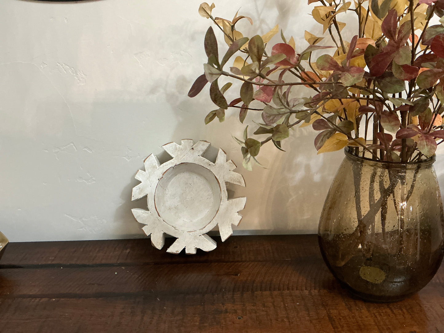 Snow Flake Dough Bowl White