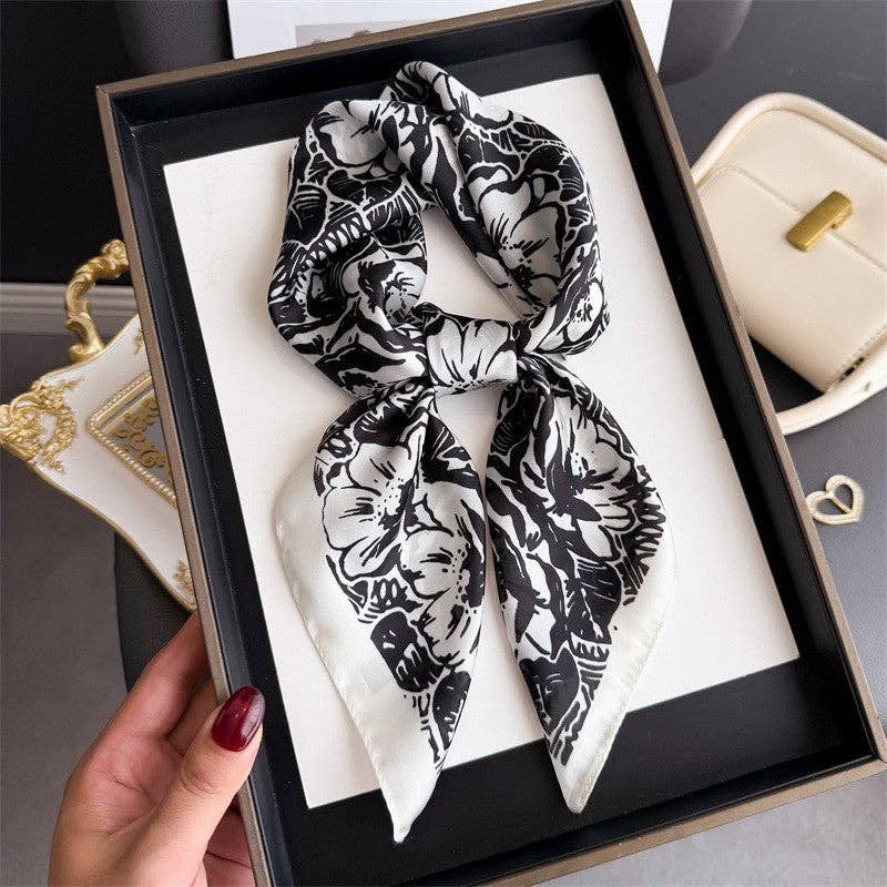 Fashion Print Square Scarf