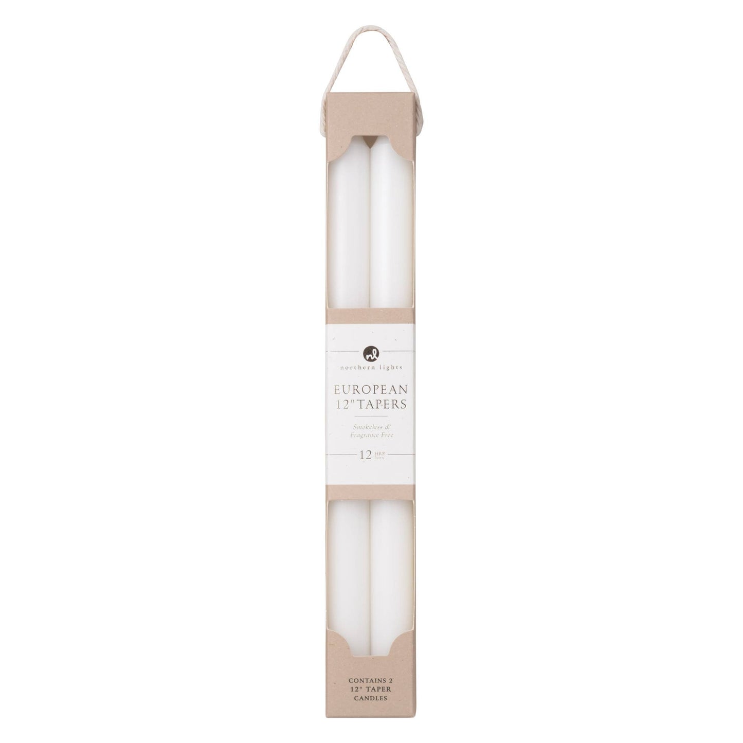 12" Taper Candles - 2pk