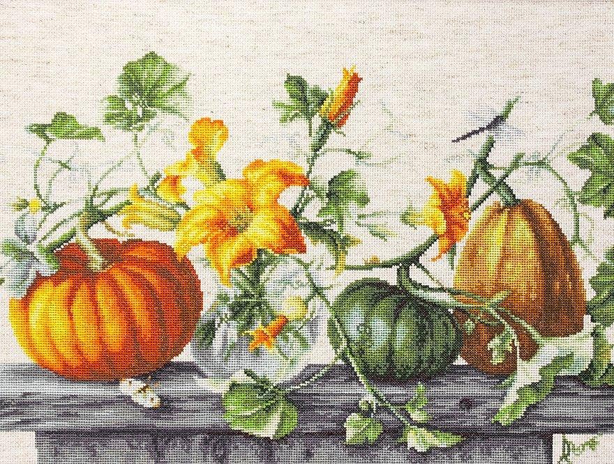 Cross Stitch Kit Luca-S - Pumpkins, B2303
