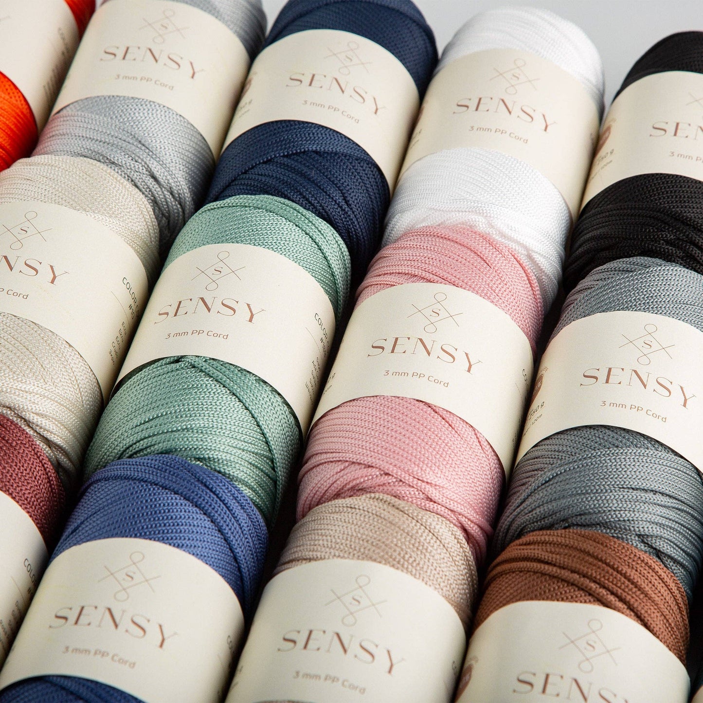 Sensy Premium 3mm - 131 yards 100% Polyester Macrame Cord