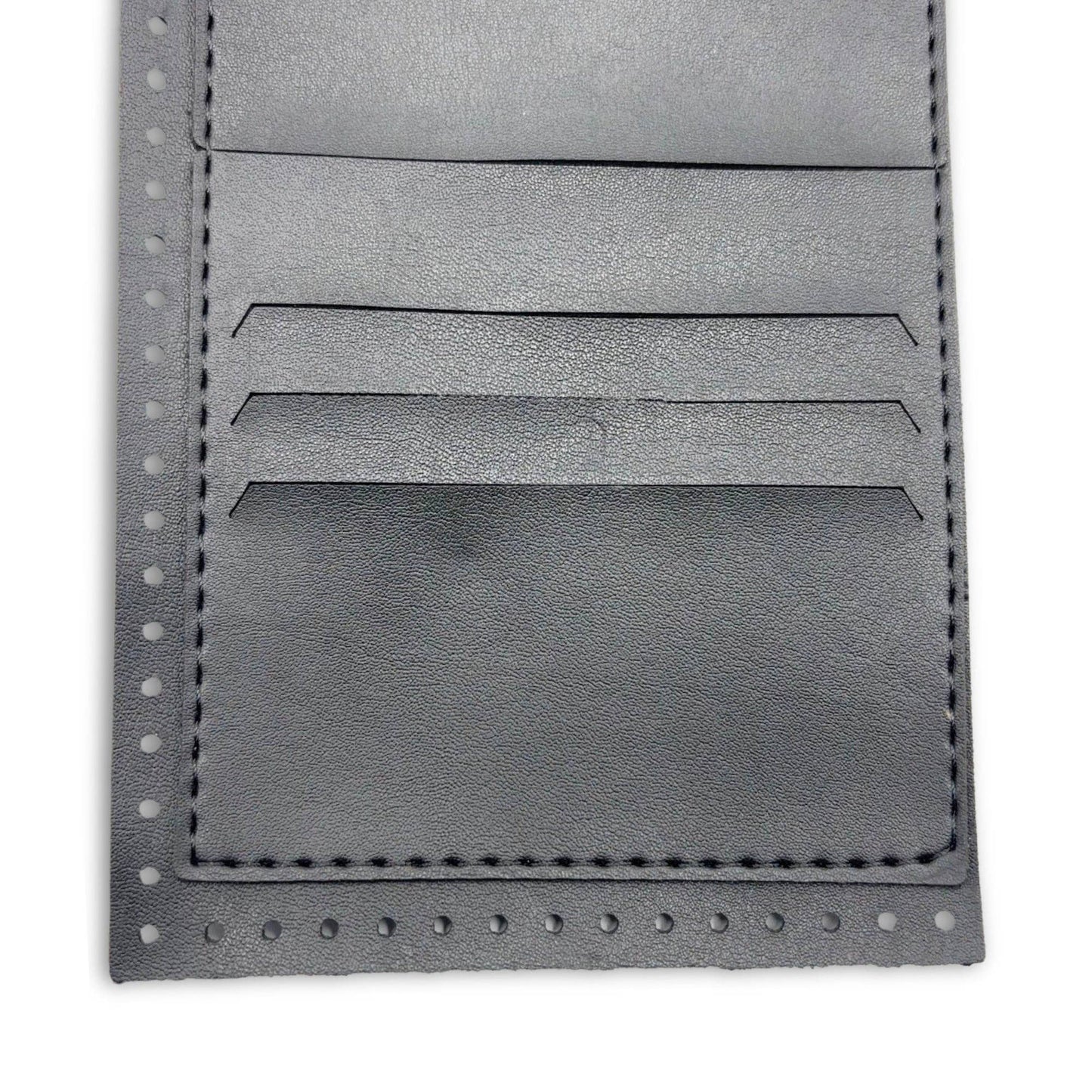 PU Leather Wallet Kit with Wrist Handle Strap