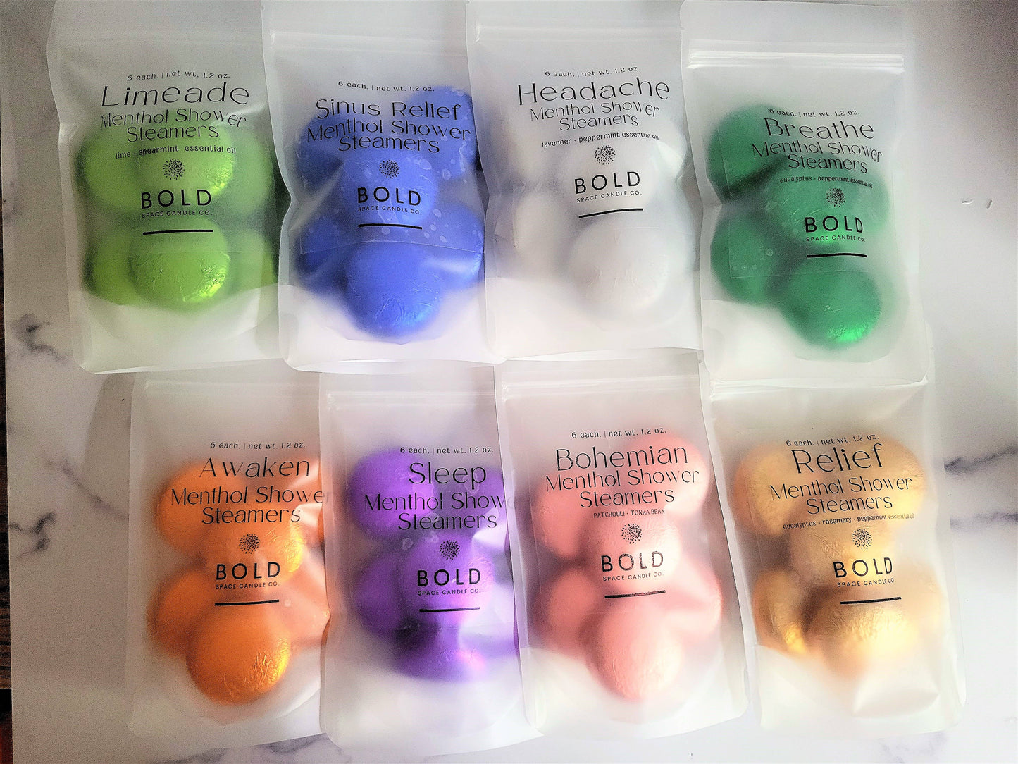 Awaken Shower Steamer – Energizing Orange & Lavender - 6 pk