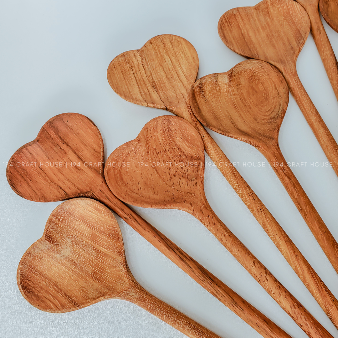 Love You Mama - Wooden Heart Spoon - Mother's Day Gifts