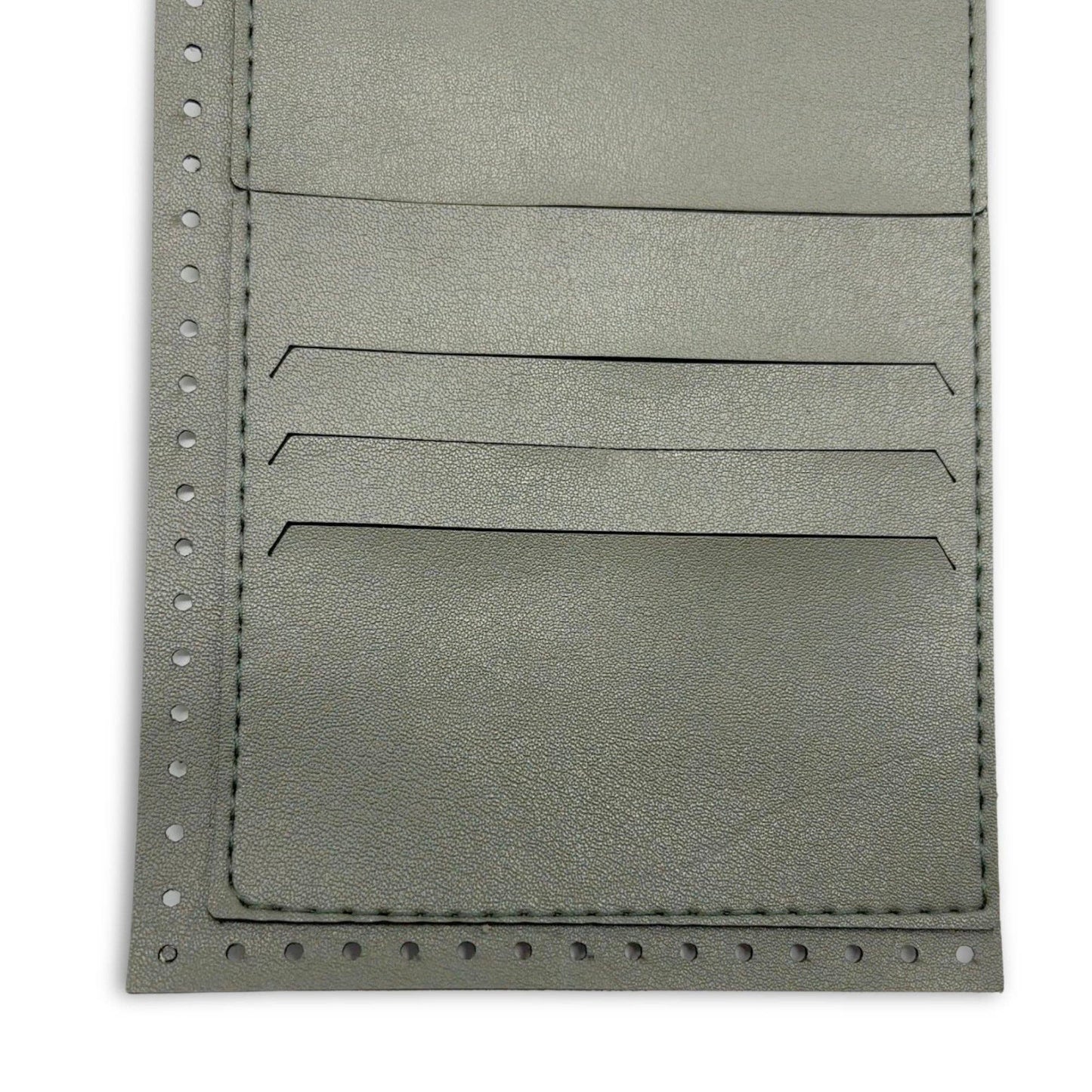 PU Leather Wallet Kit with Wrist Handle Strap