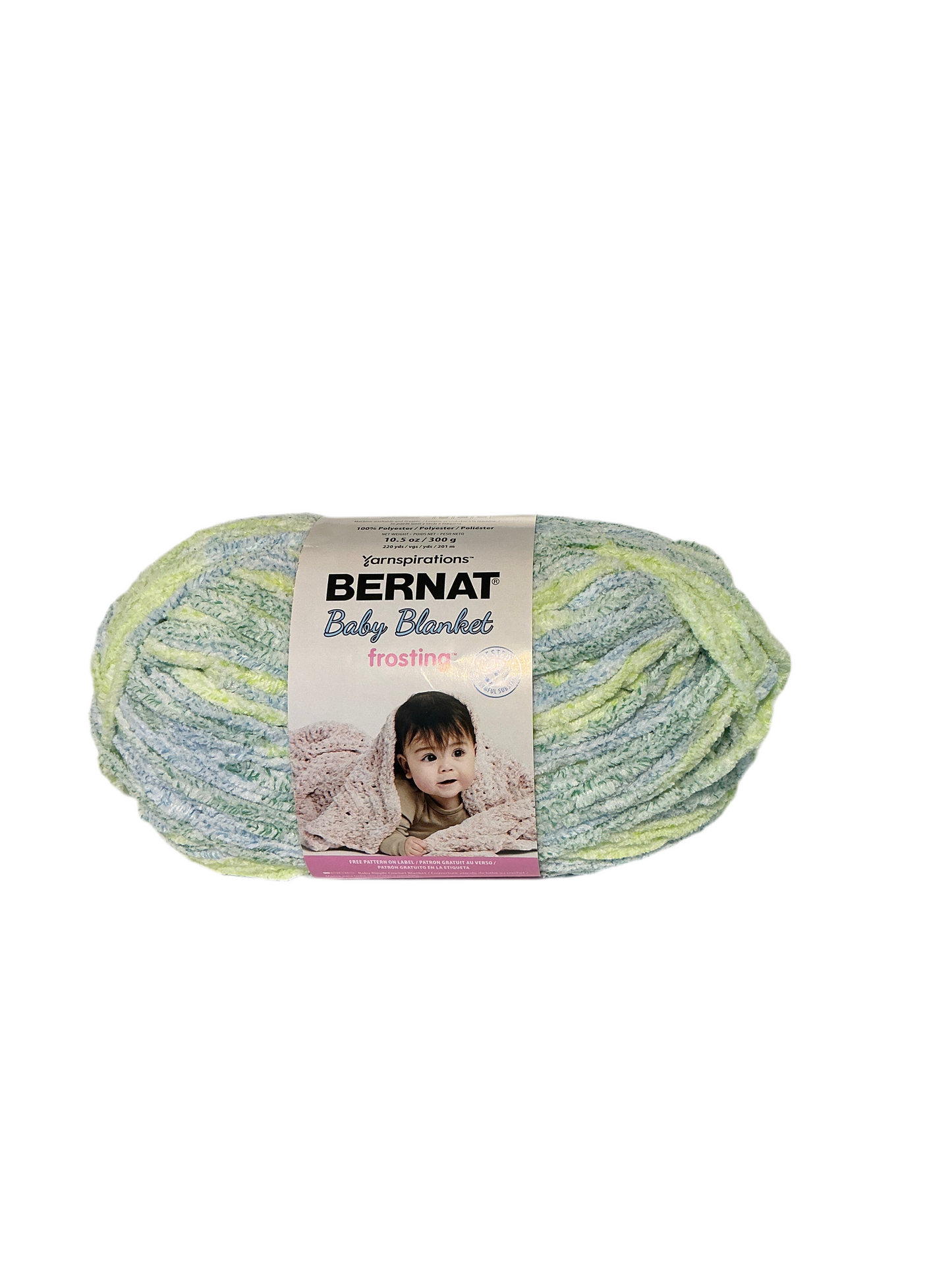 Bernat Baby Blanket- Frosting- Meadow 61003