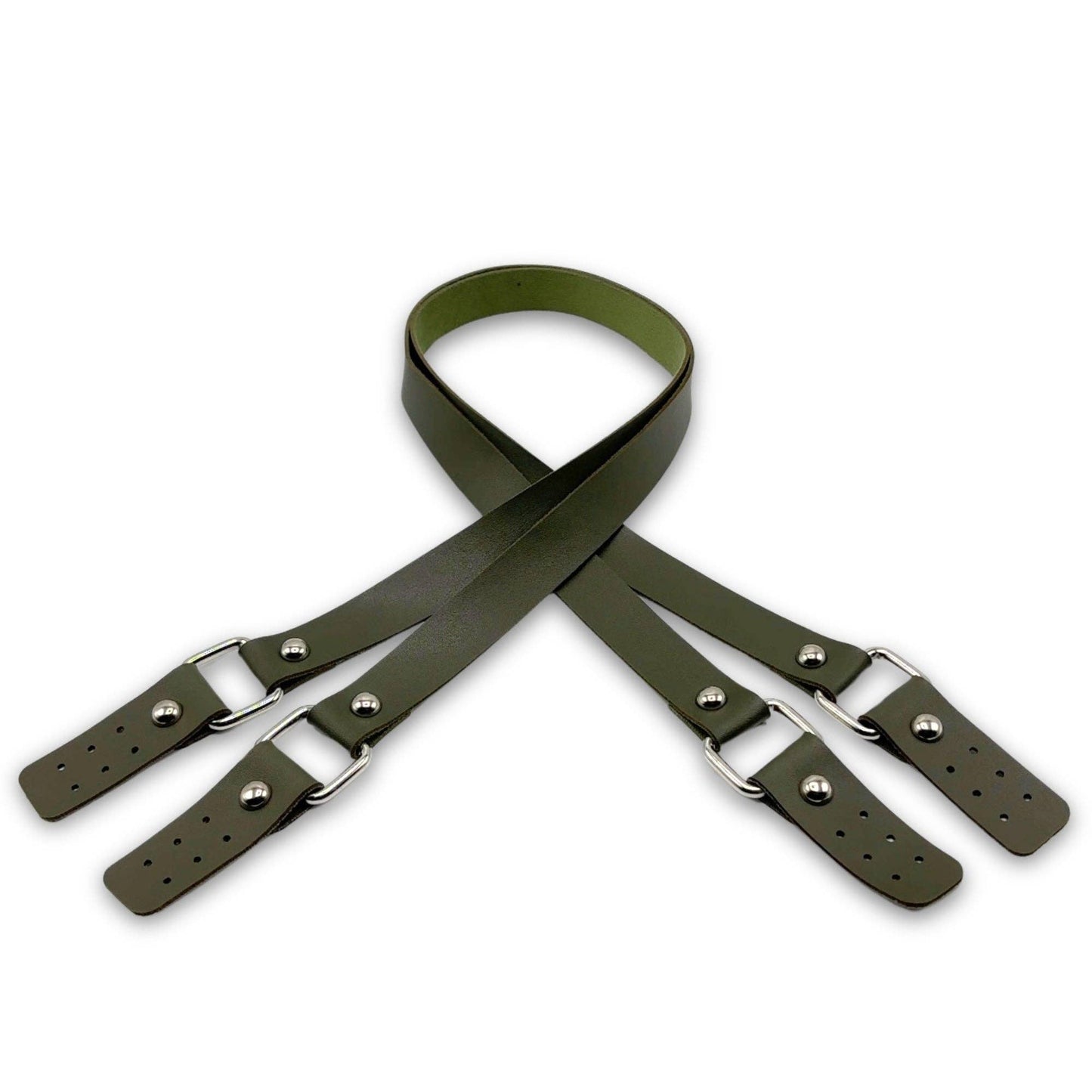 PU Leather Long Bag Strap (80 Cm) (2 Pieces)