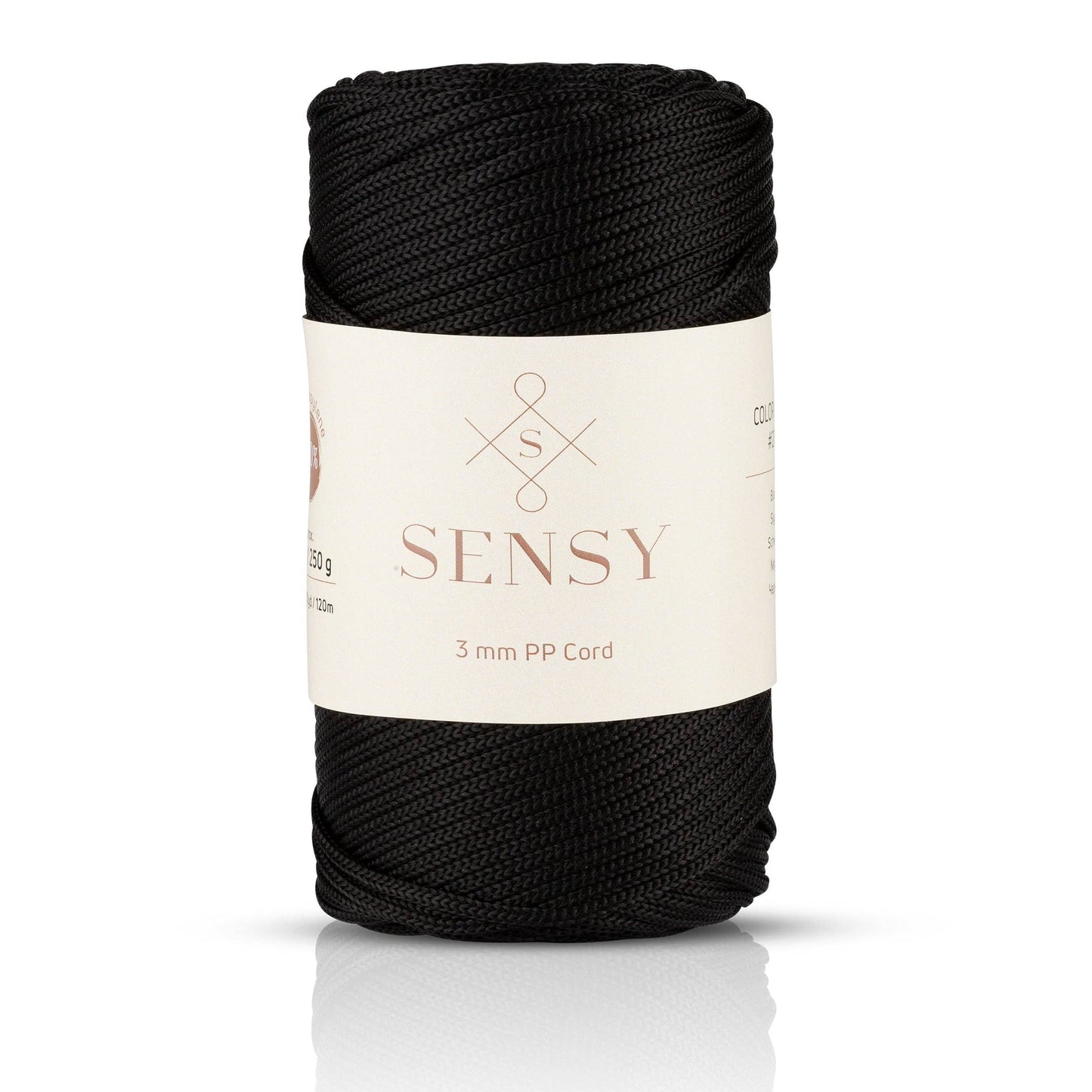 Sensy Premium 3mm - 131 yards 100% Polyester Macrame Cord