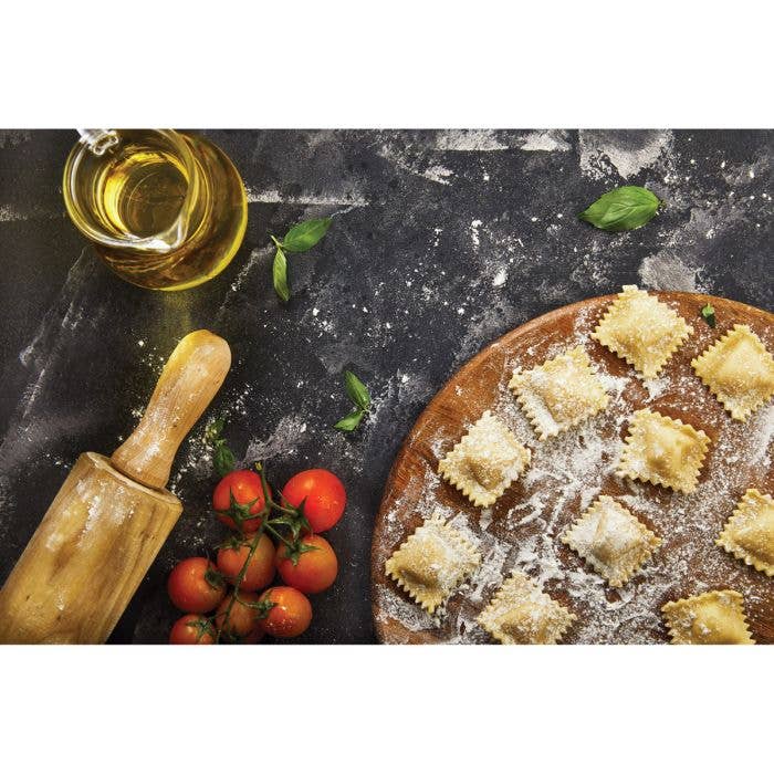 Fantes Ravioli Stamp, Fluted Square Stamp, 2in