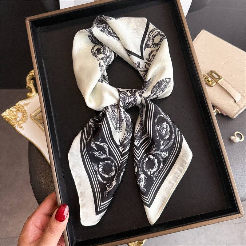 Fashion Print Square Scarf