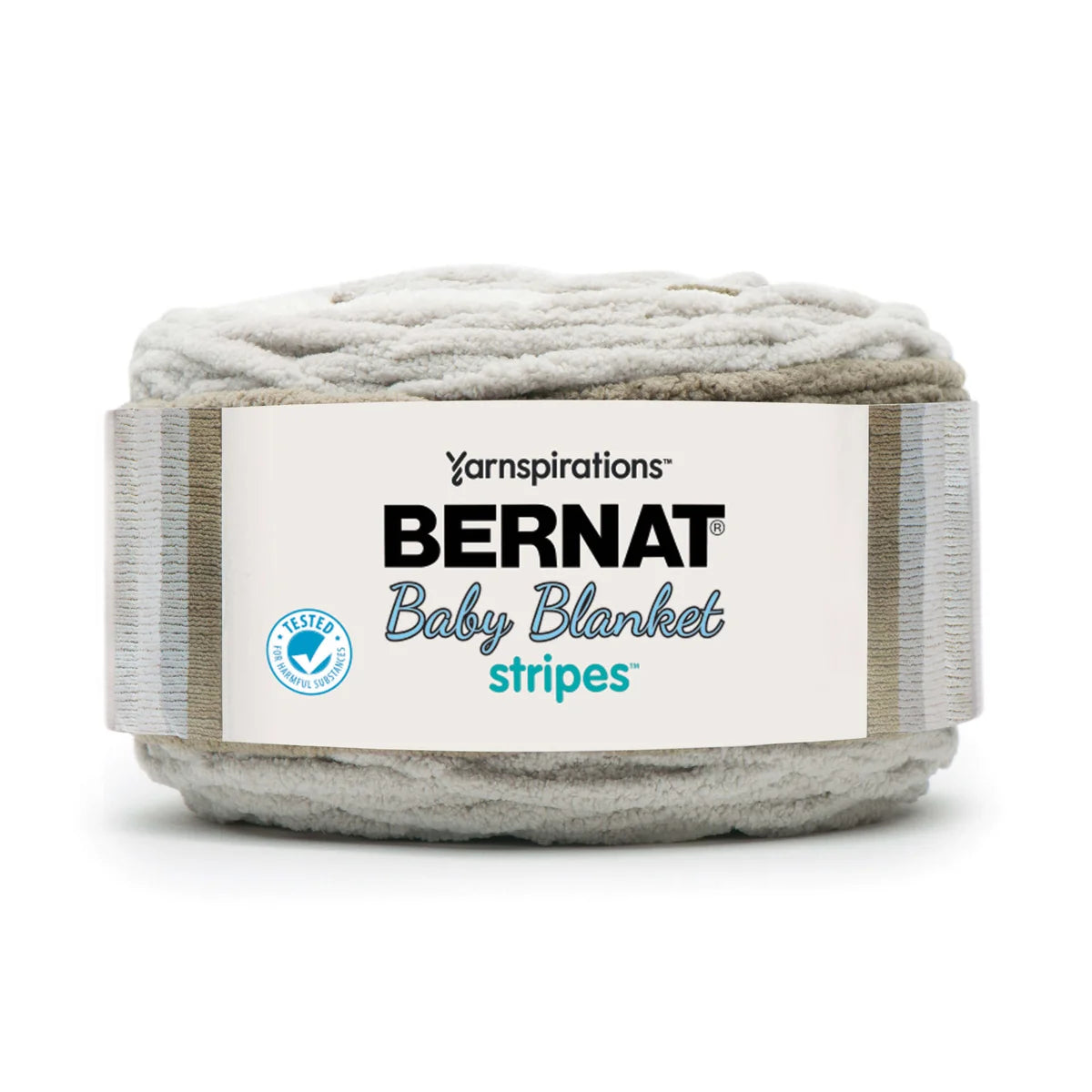 Bernat Baby Blanket Stripes- Pebbles 60013