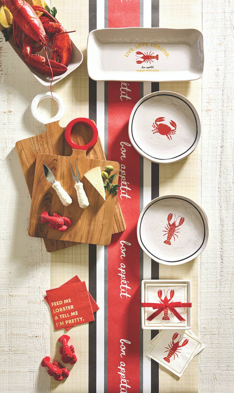 Wood Board with Enamel Handle - Large - White