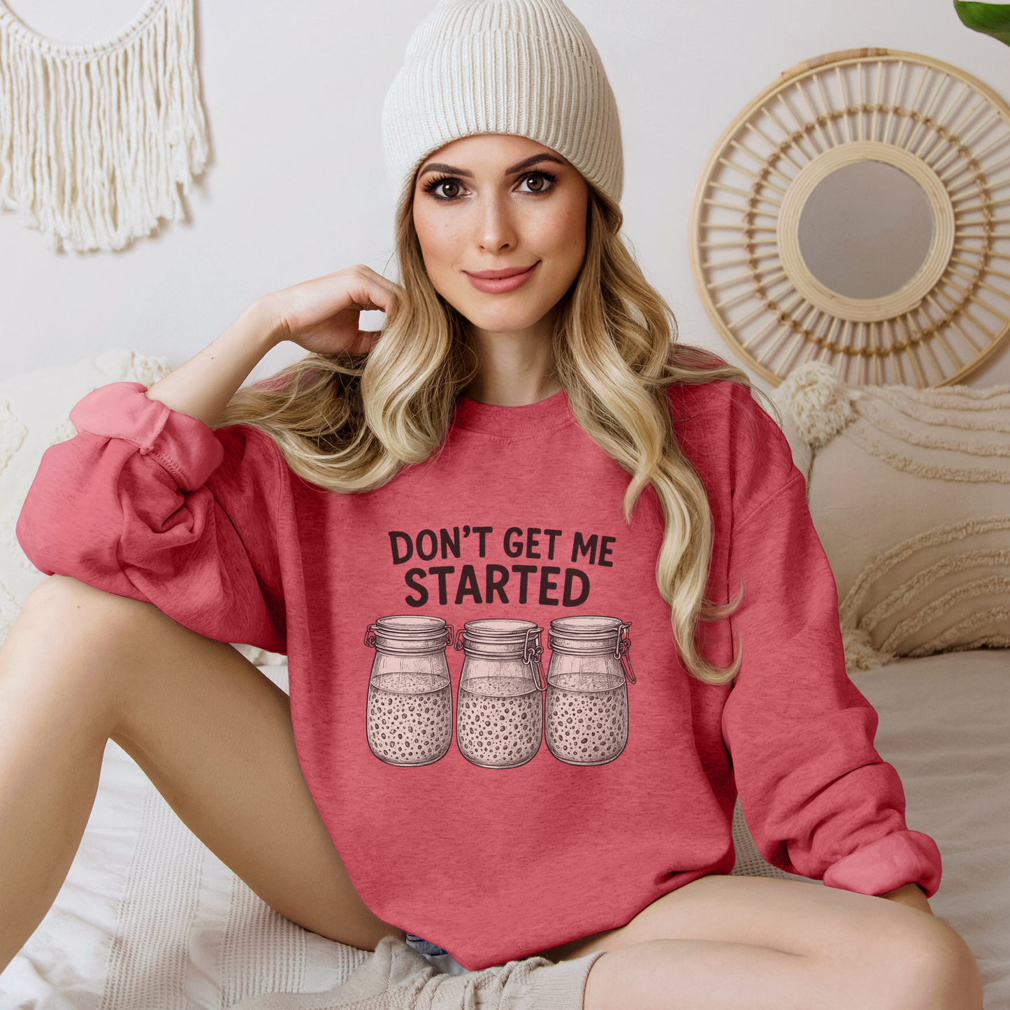 Don't Get Me Started - Sourdough Crewneck Sweatshirt