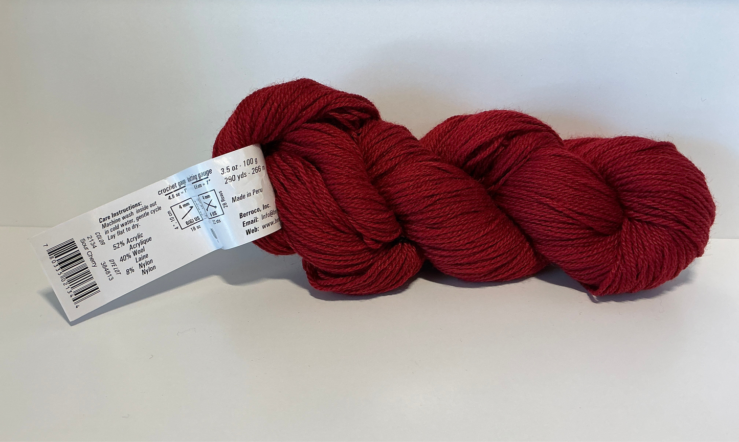 Berroco Vintage DK-Sour Cherry 2134