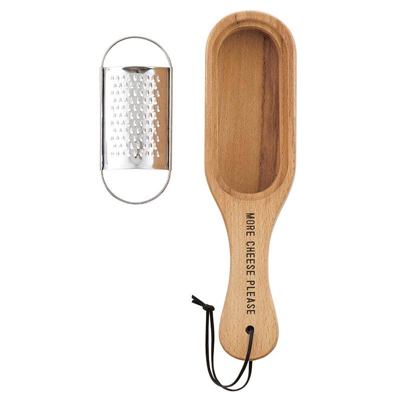 Wood Cheese Grater - More Cheese Please