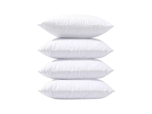 Throw Pillow Inserts - White, 18 x 18 inches (Set of 2)