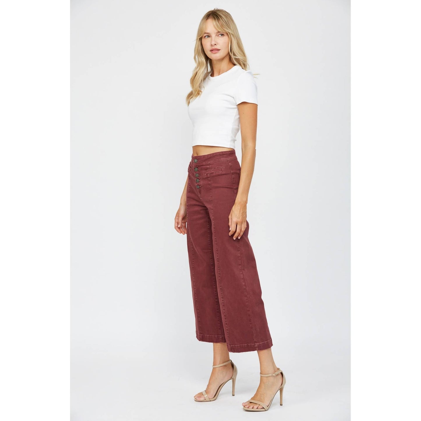 HIGH RISE WIDE CROP LEG