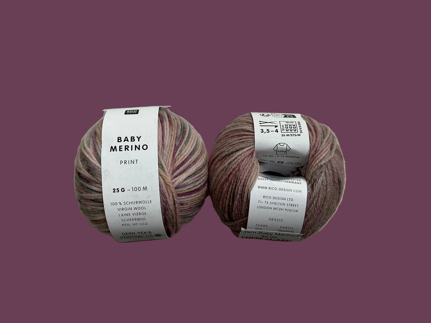 Universal Yarn-Baby Merino-Purple Ivy