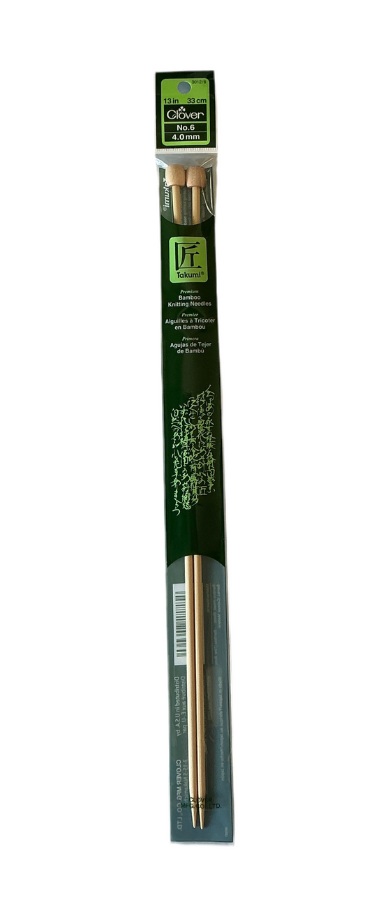 Takumi Clover Knitting Needles- No. 6