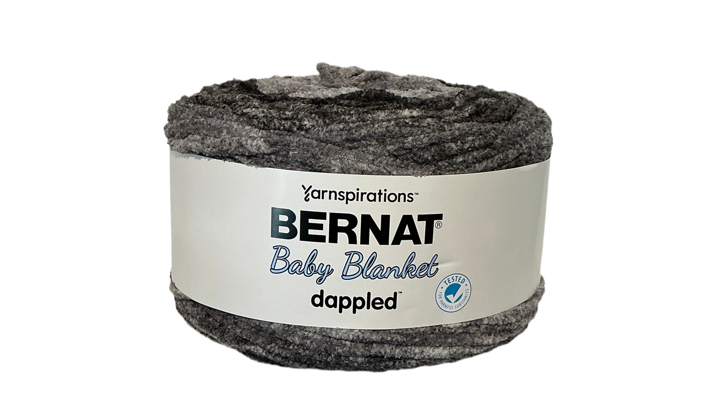 Bernat Baby Blanket Dappled-Charcoal 15002