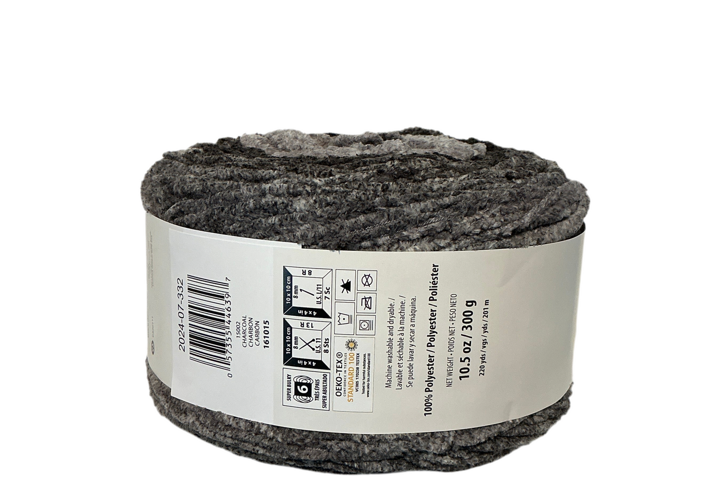 Bernat Baby Blanket Dappled-Charcoal 15002